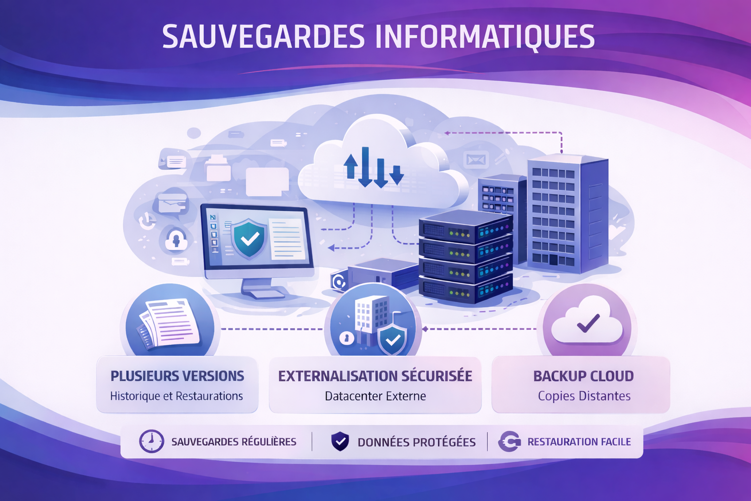 Sauvegarde informatique : protéger durablement les données de votre entreprise